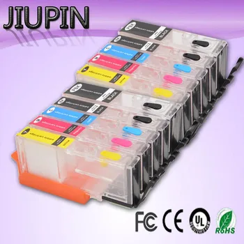 JIUPIN 10pcs Naplniteľné atramentové kazety PGI-670XL CLI-671XL CHZO-670 CLI-671 pre Canon PIXMA MG5760 MG6860 TS6060 TS5060