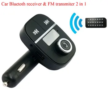 Nabíjačka do auta Štýl FM Vysielač Auto MP3 Prehrávač Automobilový Bluetooth Prijímač Handsfree Odpovedať na volanie s Diaľkovým ovládaním