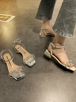 Sandále ženy 2020 nové letné slovo pás ženy módne dámske topánky hrubé dno vysokým podpätkom ženy sandále