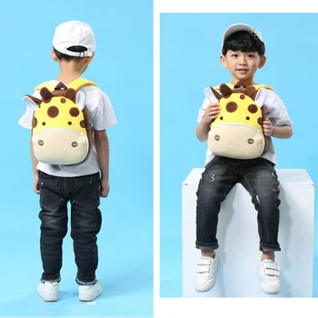 Cartoon zvierat deti plyšový batoh toy chlapec, dievča, dieťa, študent, tašky mini školské tašky mš krásne Mochila Detí dary