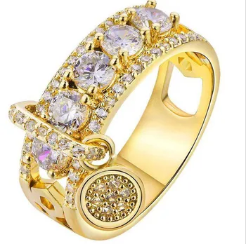 10pcs/veľa krúžky luxusné šperky designer ženy krúžky zirkón krúžok s krištáľovo krúžok model č. NE1065