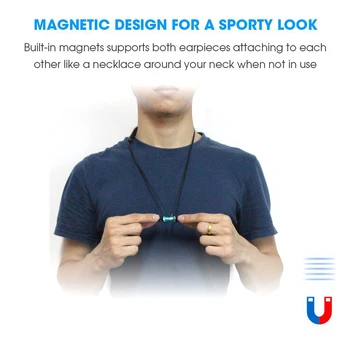 DAONO Kovové Športové Bluetooth Slúchadlá SweatProof Slúchadlá Magnetické Slúchadlo Bezdrôtové Stereo Headset pre Mobilný Telefón