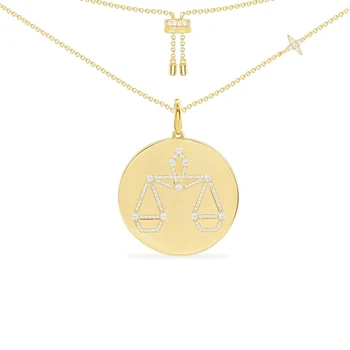 2020 Módne Marocký Šperky Nové Libra Nastaviteľné Náhrdelník Nádherné Okrúhle Libra Dekorácie Žena Romantika Šperky Darček