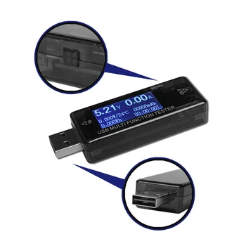11 v 1 Elektrickej energie USB tester Digitálny Voltmeter Ammeter Prúd Napätie Kapacita Merač Energie Indikátor Napájania Detektora