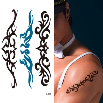 Nepremokavé Dočasné Tetovanie Nálepky Totem Falošné Tatto Muži Ženy Tatouage Ruky, Nohy, Paže, Hrudník Pás Tetovanie Nálepky