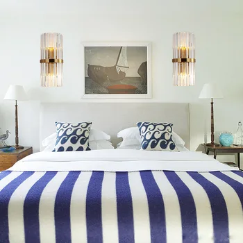 Moderné nástenné svietidlo sklenenú guľu posteli jedáleň, chodba cabecero de cama nástenné svietidlá pre domácnosti
