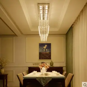Krištáľový luster led obývacia izba lampa jednoduché, moderné spálne reštaurácia, miestnosť na čítanie atmosféru doma krištáľové lampy, led svietidlá