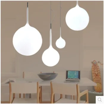 Reštaurácia tvorivé osobnosti moderný minimalistický obývacia izba, spálňa osvetlenie mlieko biele sklo, sférické Prívesok LightsLX102814