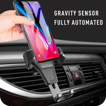 Universal Car Phone Držiteľ Snímania Gravitácie Lenivý Mobilný Telefón, Clip Odvzdušňovací Pracka Pre Auto A Aplikácie Pre Iphone Xiao Samsung