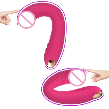 Ženy G-Spot Vibrátor, Dildo Stimulácia 7 Frekvencia Masér USB Nabíjateľné Dospelých Sex Hračka pre Páry