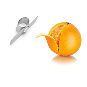 1PC Orange Otvárač Škrabka Slicer Fréza Nehrdzavejúcej Ocele Citrón Citrusových Plodov, Odstraňovač Pokožky LB 073