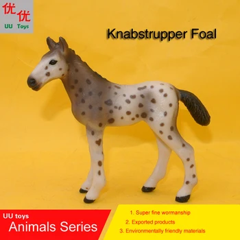 Horúce hračky: Knabstrupper Hríb Kôň simulačný model Zvierat deti hračky pre deti, vzdelávacie rekvizity