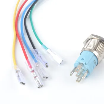 20pcs konektor kábla na Tlačidlo Prepnúť Kovové Swtiches drôt terminálu