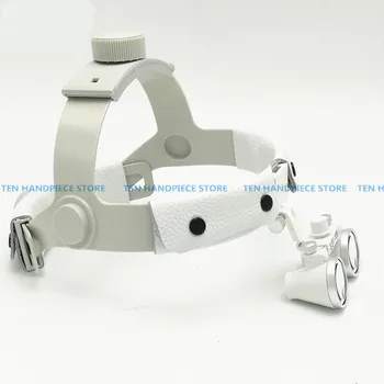 2018 nové 2,5 X / 3,5 x headset Zubné Loupe zväčšovacie sklo Hlavu nosenie chirurgické loupes lekár zdravotníckeho zväčšovania objektív chirurgické zväčšovacie sklo