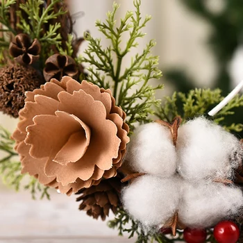 Vianočný Veniec Swan Citrón Bavlna Predné Dvere Veniec Ideálna Ozdoba na Okno, Stenu, Stolík Home Decor