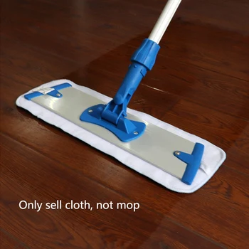 4PCS jemný vlákniny Mop Handričkou Lenivý Hands-Free Umývateľný Plochý Mop Náhradný Handričkou Domov Cleaning Tool