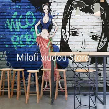 Milofi Vlastné 3D Tapeta nástenná maľba Jeden Kus Japonské Anime Plagát Cartoon Obývacia Izba, Spálňa Pozadí Stenu, Dekorácie, Maliarstvo,