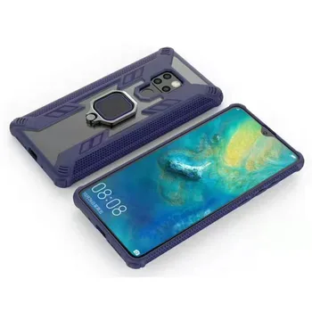 Hybrid Brnenie Shockproof telefón puzdro na Huawei Mate 20 Kovový magnetický Krúžok držiak TPU PC zadný kryt na Huawei Mate 20 Funda Capa
