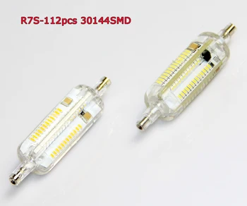 10W 78 mm SMD3014 Kukurica Žiarovku R7S LED lampa Silica gel Sklo shell LED svetlo Ideálne Nahradiť Halogénové Svetlo Lampada