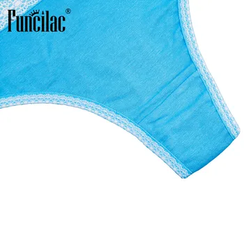 FUNCILAC Brand Women's Underwear Panty Women G-Strings & Thongs Briefs Tangas Bragas Culotte Femme Sexy Panties 5 pcs/Lot
