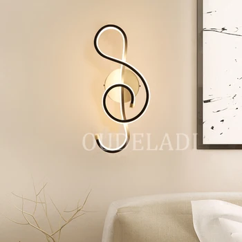 Led Spálňa Posteli Nástenné svietidlo Tvorivé Jednoduché Moderné Svietidlo Art Nástenné lampy, Akryl Chodby, Schodisko, Svetlá