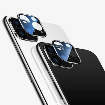 Pre iPhone 11 Pro 5.8 v Fotoaparátu Chránič Kovový Rám Úplné Pokrytie Sklo mobilné Telefóny Objektív Displej proti Poškriabaniu-Dôkaz 2020