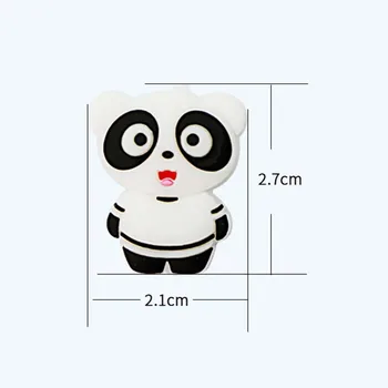 Čip Dale 20pcs Mini Silikónových Panda Korálky Roztomilý Zvierat Silikónové Molekulová Voľné Korálky Dieťa Prívesok Teether Príslušenstvo