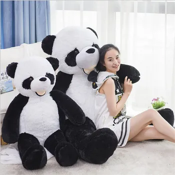 90 cm Panda Plyšové Hračky Čiernej a Bielej Obrie Panda Hračky, Plyšový Medveď Hračka pre Deti, Plyšové Hračky pre Dieťa Juguetes Brinquedos