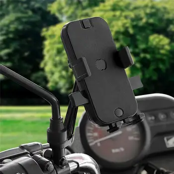 Automatický Zámok Mobilný Telefón Držiak na Motocykel Riadidlá Univerzálny Klip Držiak GPS Mount Držiak Pre 4-6.5 Palcový Mobilný Telefón