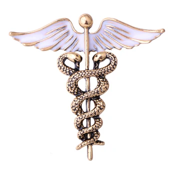 1PCS Kovové Brošňa Kolíky Klopě Pin Medicíny Symbol Šperky, Darčeky Pre zdravotnú Sestru, Lekára, Zdravotnícke Študentov Mužov, Doplnky
