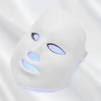 LED Pleťová Maska Krásy Omladenie Pleti kórejský Fotón Svetla Terapia 7 Farieb Krk Tvár Masku Stroj Vrásky, Akné Anti-Aging Nové