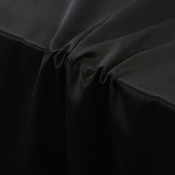 114 cm ťažké čierne hodvábne tkaniny 41mm hodváb ťažké krepové satin textílie luxusné nohavice, šaty, oblek hodvábna tkanina veľkoobchod hodvábnej látky
