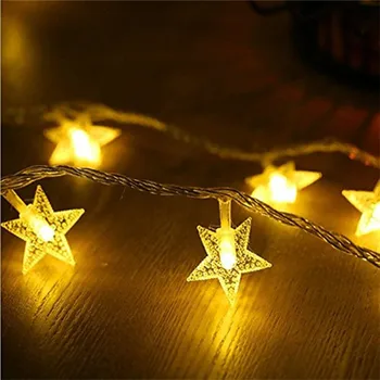 1M/3M/6M/10M LED Star Víla Garland String Svetlá Novinka Na Nový Rok, Vianoce, Svadby Domov Výzdobu Napájaný z Batérií