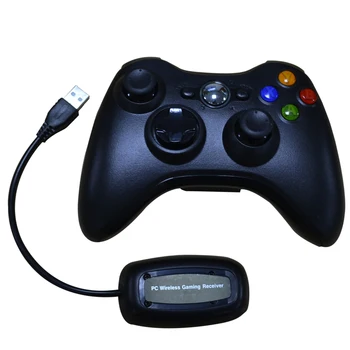10 ks 2.4 G Bezdrôtový ovládač Pre Microsoft Xbox 360 Gamepad S PC Bezdrôtový Prijímač Hra Ovládač