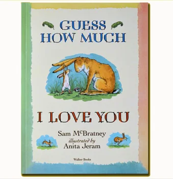 Hádajte, Ako veľmi Vás Milujem deti kníh, vzdelávacích ANGLICKÝ Obrázkové knižky pre deti, 0-8 rokov krátke príbehy Holler Hlasno