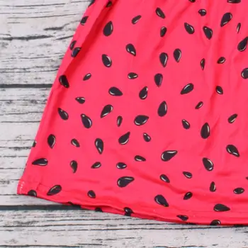 Letné rozkošný novonarodené dievčatká boutique oblečenie ruffly rukáv melón módne oblečenie set sa