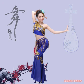 čínsky odeve páva kostýmy tradičnej čínskej tanečné kostýmy hanfu šaty fáze tanečné nosiť