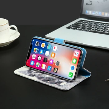3D flip peňaženky, Kožené puzdro Pre Alcatel 1SE ZOZNÁMIŤ Pohľad 2020 Asus Zenfone 7 Pro Google Pixel 4a 5 4G Telefón Prípadoch