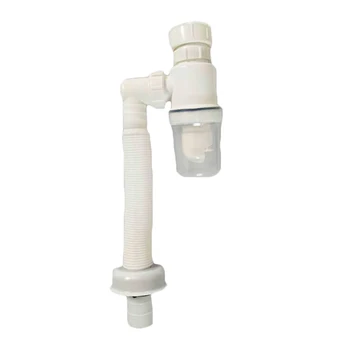 Double Anti-zápach Odvodňovacie Potrubie bez Zápachu Odvodňovacie Potrubie pre Kuchyňu, Kúpeľňu Umývadlo Umývadlo