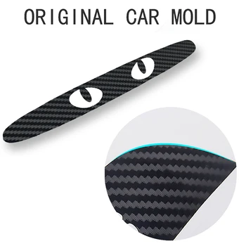 Auto 3D Black Carbon Fiber Obtlačky Vysokej Brzdového Svetla Dekorácie, Nálepky, Auto Styling pre Mazada 3 Príslušenstvo