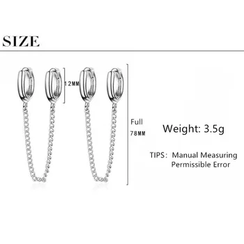 Vynikajúce Jednoduché Kolo Ucho Hoop Náušnice Pre Ženy Trend Tvorivé 925 Sterling Silver Strany Darček Šperky Jeden Predávať SAE422