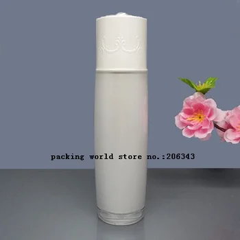 120ml gold/pearl white plastové Akryl fľaša s bielym čerpadla veko pre séra /mlieko/emulzie/nadácie/starostlivosť o pleť balenie
