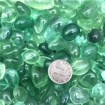 10-20 mm 100g Prírodné Zelené Fluorite Crystal Reiki Kamene Polished Quartz Uzdravenie Crysals Prírodné Kryštály Kremeňa