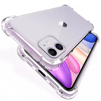 Telefón puzdro Pre Samsung Galaxy Note S7 Okraji S10 S8 S9 S10E 20 10 9 8 Pro Plus Lite 5G Shockproof Transparentné Robustný Kryt Airbagu