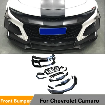 Pre Chevrolet Camaro 2016 - 2019 Predný Nárazník Pery Predný Nárazník Pery Spojler Uhlíkových Vlákien / FRP