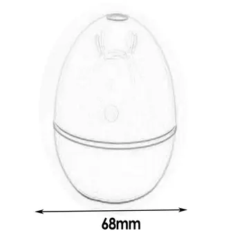 Nové Vajíčko Typ Mini USB Zvlhčovač Rozprašovač Auto Mute Dar, aróma difuzér, aromaterapia hmly maker