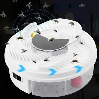 Nový Anti Lietať Vrah Pasce Elektrické USB Automatické Bělokrkého Fly Trap Pešti Odmietnutie Kontroly Lapač komárov lietať vrah hmyzu Pasce