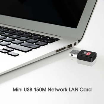 20pcs/veľa 150Mbps Mini USB WiFi Adaptér Bezdrôtovej siete 150M Sieťové Karty siete LAN 802.11 n/g/b RT7601 Pre Apple Macbook Pro Air Win Xp 7 8
