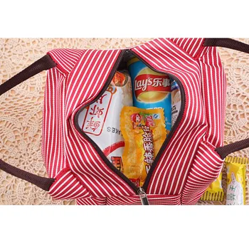 SHUSHIRUO Prekladané Prenosné Obed Taška Piknik Cestovné Skladovanie Tepelne Izolované Keep Warm pre Študentov Tepla Zachovanie Mlieko Box