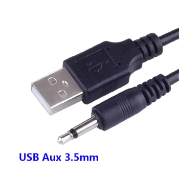 Hot predaj USB konektor typu Jack Aux 3,5 mm Audio kábla 100 cm dĺžka vysokej kvality